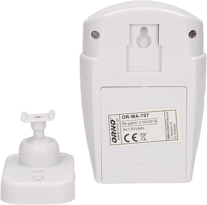 Produktbild Orno Wireless mini-alarm with built-in siren, remote controlled, 6m, battery powered