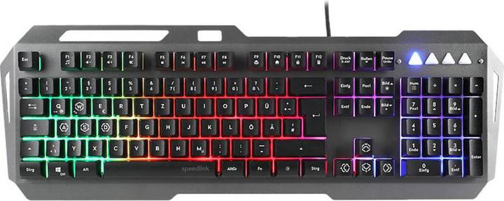 Actual product image Speedlink LUNERA Wired, USB Gaming Keyboard, Mouse Set Illuminated, Multimedia Keys German, QWERTY, Wi (DE, Cable)