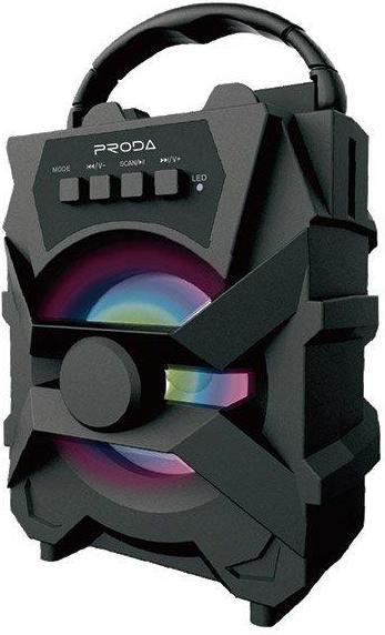 Actual product image Proda Xunshen Portable Wireless Bluetooth Speaker FM Radio + Micro SD (4 h, USB power delivery)