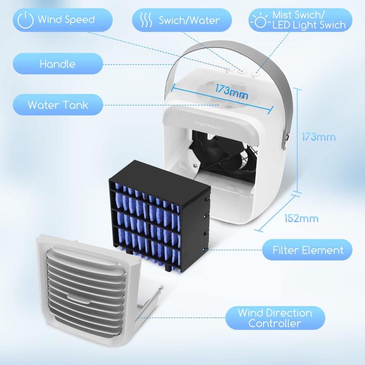 Image du produit Aigostar Cube de glace (15 m², 27.30 BTU/h)