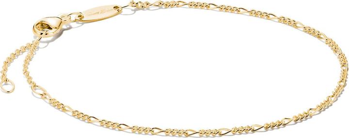 Thomas Sabo Charm-Armband Figaro Design vergoldet (19 cm, Silber 925)