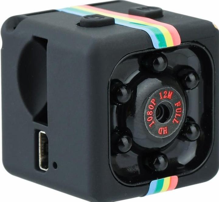Immagine prodotto PhoneLook Fotocamera cubica ultra compatta da 12MP Registrazione video Full HD 1080p incl. supporto (30p)
