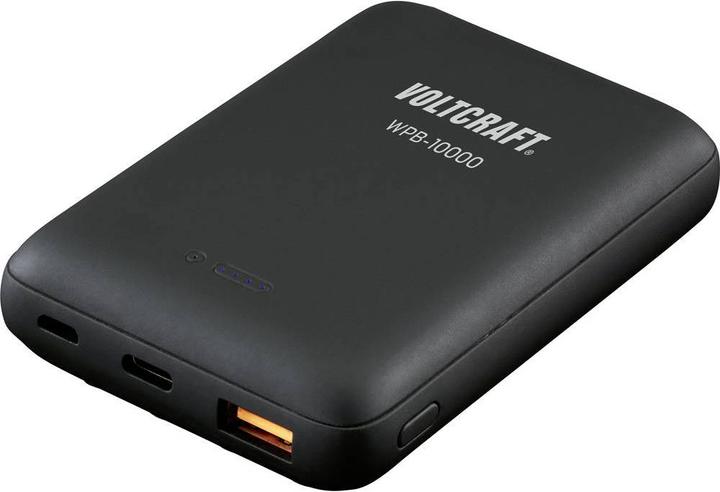 Actual product image Voltcraft Induction power bank 3 A WPB-10000 VC-11015280 10000 mAh Outputs USB, USB-C™ socket, induction (10000 mAh, 37 Wh)