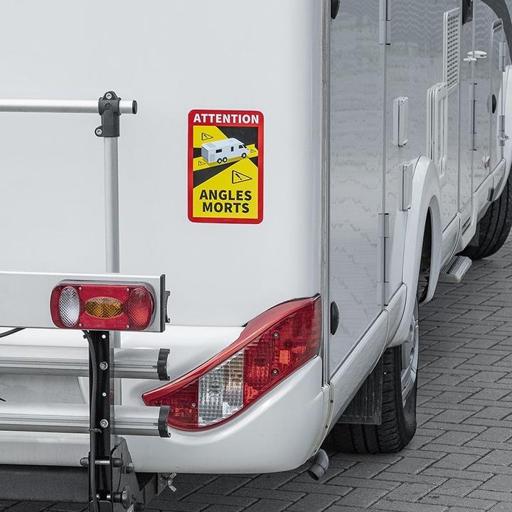 Image du produit ProPlus Autocollant "Attention Angles Morts!" Camping-car