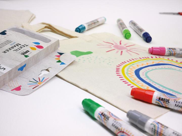 Actual product image Kreul Textile Marker Junior (Multinational, 4 mm, 5 x)