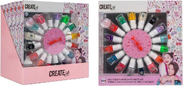 Actual product image Create It! Nail Polish Set Spinning Wheel 16 Pots