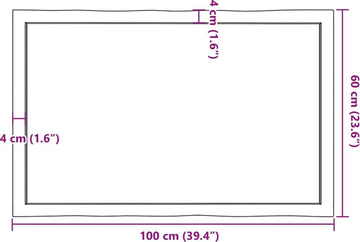 Immagine prodotto VidaXL Nili (100 x 60 x 4 cm)