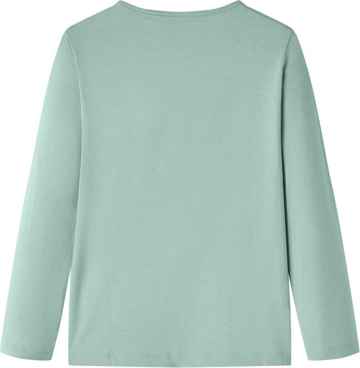 Produktbild VidaXL Kinder-Langarmshirt Minzgrün 128,Material: 95 % Baumwolle (128)