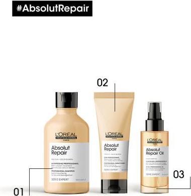 Image du produit L'Oréal Professionnel Série Expert Absolut Repair - Après-shampoing Gold Quinoa + Protéine (200 ml)