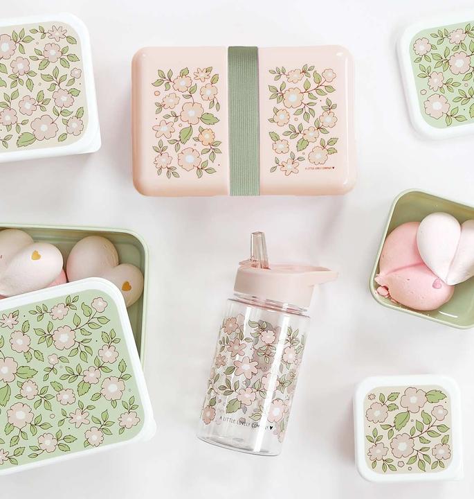 Actual product image A Little Lovely Company Lunchbox Blossom-pink SBBLPI50 pink 18x6x12cm
