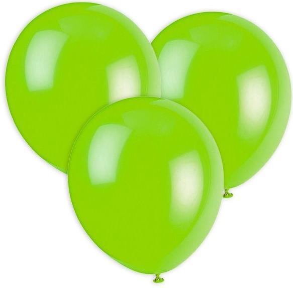 Produktbild Unique Luftballons hellgrün / limette NEON