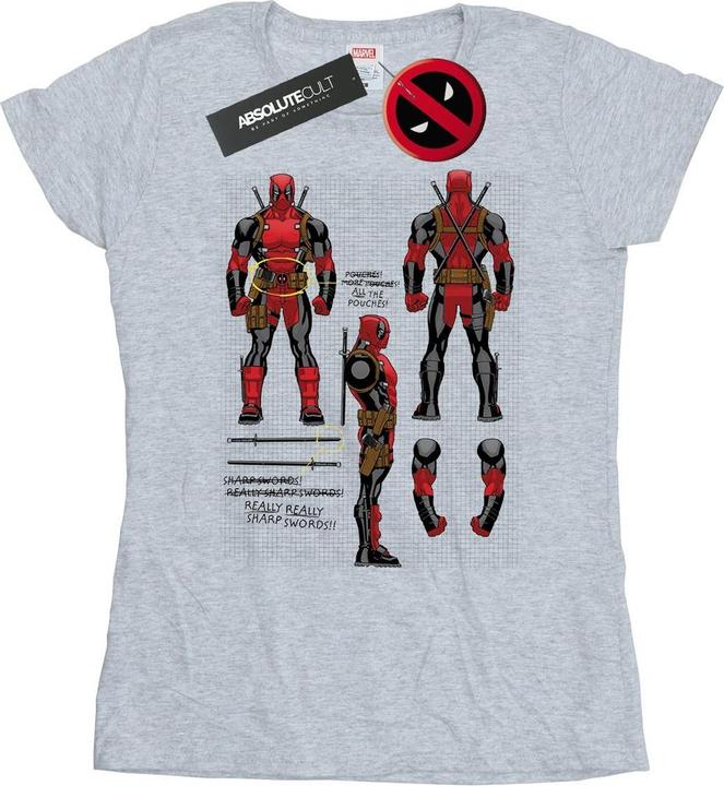 Produktbild Deadpool Action Figure Plans TShirt (XXL)