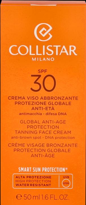 Actual product image Collistar Global Anti Age Protection (Sun cream face, SPF 30, 50 ml, 150 g)