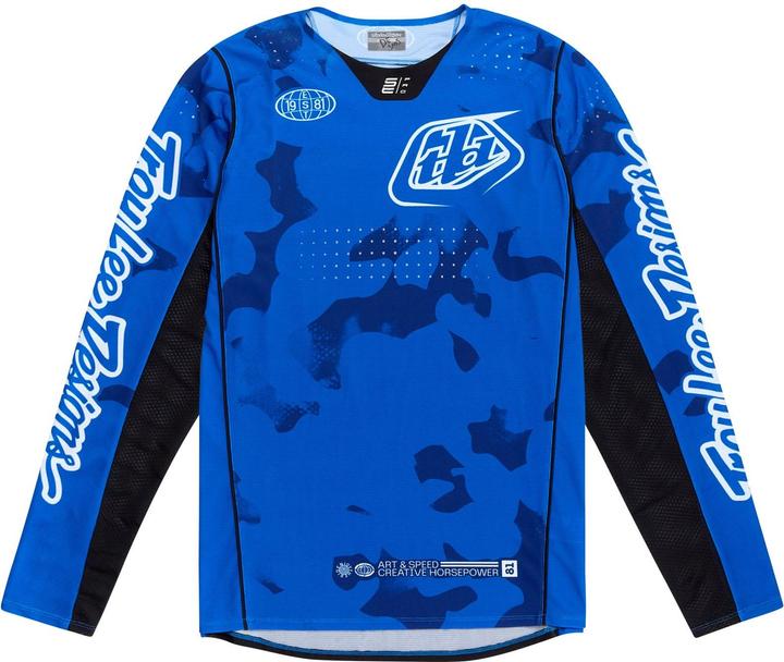 Image du produit Troy Lee Designs SE Pro Jersey, Blotted, bright blue, L (L)