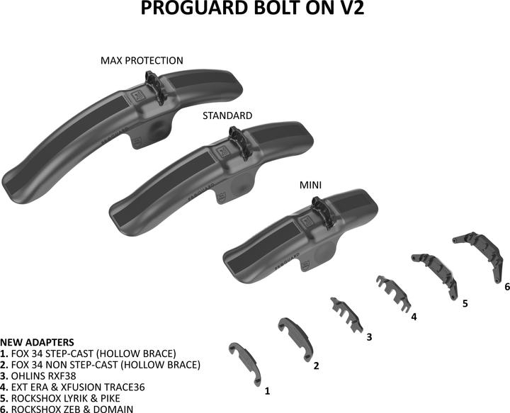 Immagine prodotto RRP ProGuard - Bullone anteriore V2 Mini (Parafango anteriore)