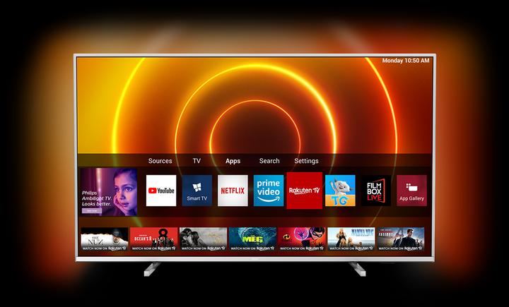 Actual product image Philips 58PUS7855 Ambilight (58", LCD, 4K, 2020)