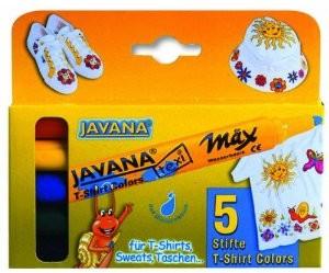 Actual product image Kreul Texi Mäx, set of 5 (Red, Green, Black, Yellow, Blue, 4 mm, 5 x)