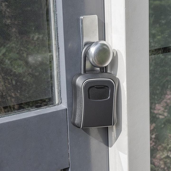 Actual product image ProPlus Key safe with number combination with metal U-bolt