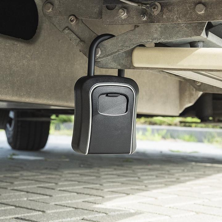 Actual product image ProPlus Key safe with number combination with metal U-bolt