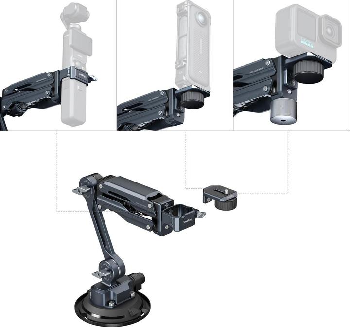 Actual product image SmallRig Mini Shock Absorber Arm (Osmo Pocket 3, X4)