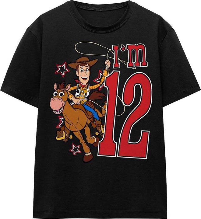 Immagine prodotto Toy Story I'm 12 Maglietta Compleanno Legno Adulto Unisex (L)