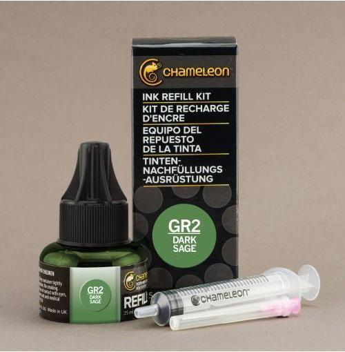 Produktbild Chameleon Cham Recharge Encre 25ml Dark Sage Gr2