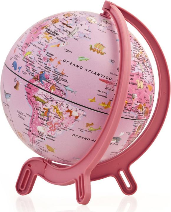 Immagine prodotto Tecnodidattica Globo Giacomino Rosa Zoo 16cm (Fr)
