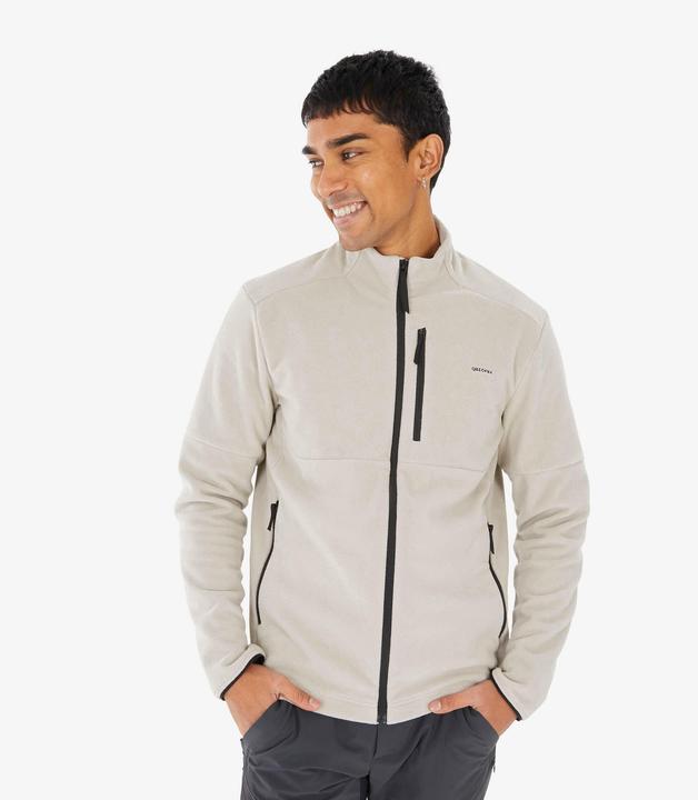 Quechua MEN'S HIKING FLEECE MH 500 - BEIGE (XXL)