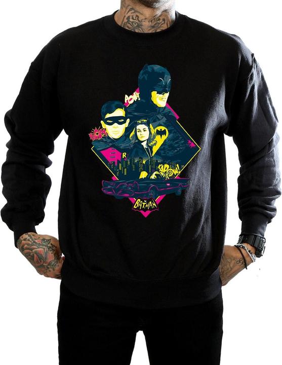 Produktbild Batman TV Serie Charakter Pop Art Baumwolle Sweatshirt (L)
