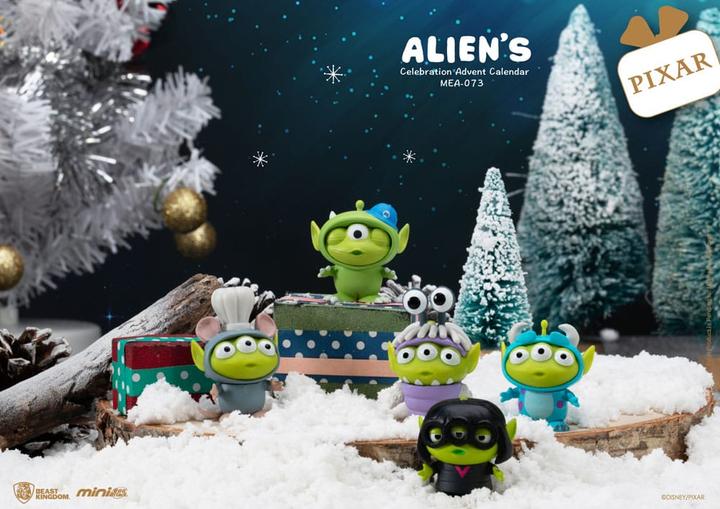 Actual product image Beast Kingdom Toy Story Mini Egg Attack Advent Calendar Alien's celebration