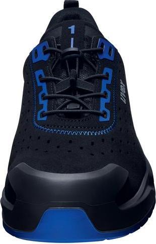 Produktbild Uvex Safety uvex 1 x-craft Halbschuhe S1 68138 schwarz, blau Weite 11 Grösse 38 (S1, 38)