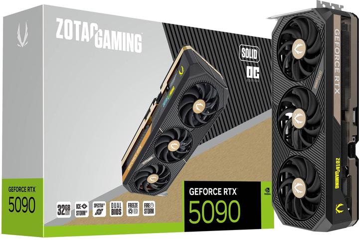 Actual product image Zotac GeForce RTX 5090 Solid OC (32 GB)