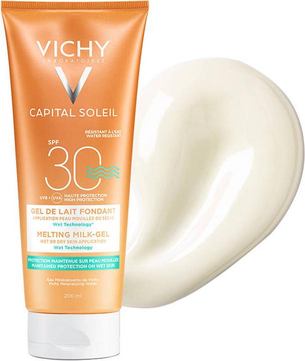 Image du produit Vichy Capital Soleil Lait à fondre (Crème solaire, SPF 30, 200 ml)