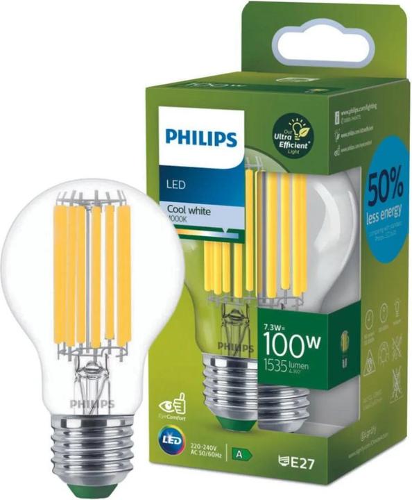 Produktbild Philips LED Classic (E27, 7.30 W, 1535 lm, 1 x, A)