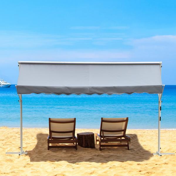Produktbild Outsunny Standmarkise mit Kurbel (2.94 m)