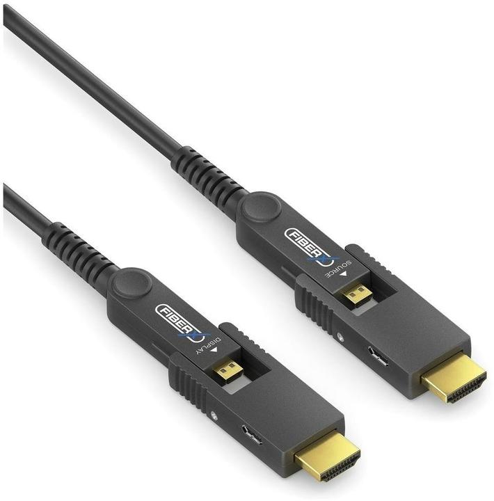 Image du produit Purelink Série FiberX - Extension fibre optique Micro HDMI/HDMI 4K - 15m (15 m, HDMI)
