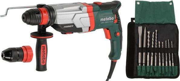 Produktbild Metabo SDS-Plus Multihammer UHEV 2860-2 Quick Set +Bohrer-/Meisselsatz (10-tlg.) (Netzbetrieb)