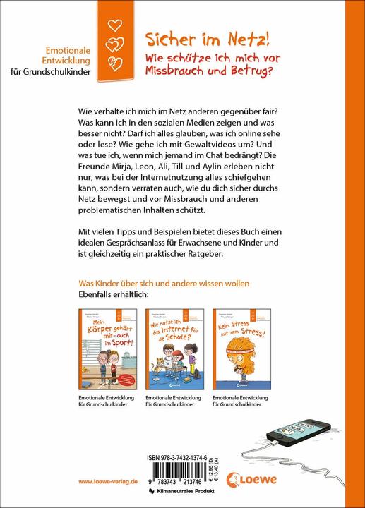 Image du produit Loewe Sicher im Netz! Wie schütze ich mich vor Missbrauch und Betrug? (Allemand, Dagmar Geisler, Nikolai Renger, Développement émotionnel pour les enfants, 2024)