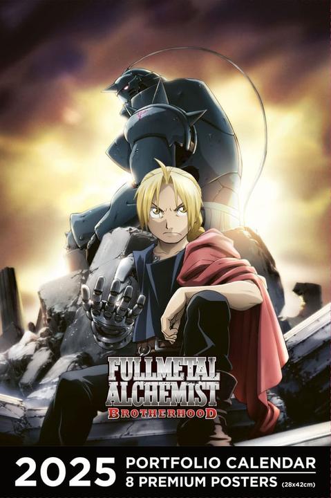Actual product image PIKA Fullmetal alchemist : portfolio calendar : 8 premium posters 2025 (French)