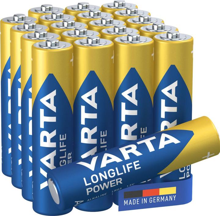Varta Longlife Power AAA (20 pcs., AAA, 1260 mAh)