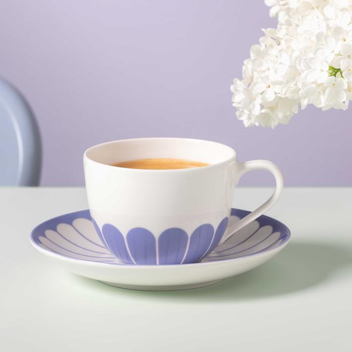 Produktbild Villeroy & Boch Fleur Couleur Kaffeetassen mit Untertassen (160 ml, 6 x)