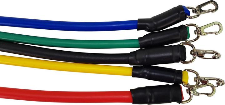 Produktbild Tunturi Multifunktionales Widerstandsbänder Set - Resistance Band Set (1.20 m, Stark, Extra Stark, Mittel, Extra Leicht, Leicht)