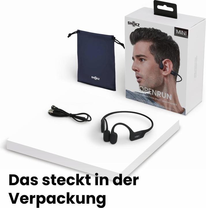 Image du produit Shokz OpenRun Mini (pas de réduction du bruit, 8 h, Sans fil)