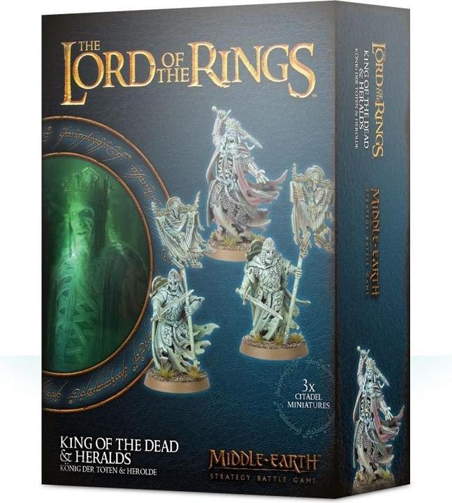 Games Workshop King of the Dead & Heralds - Le Seigneur des Anneaux : Terre du Milieu (Matières plastiques)