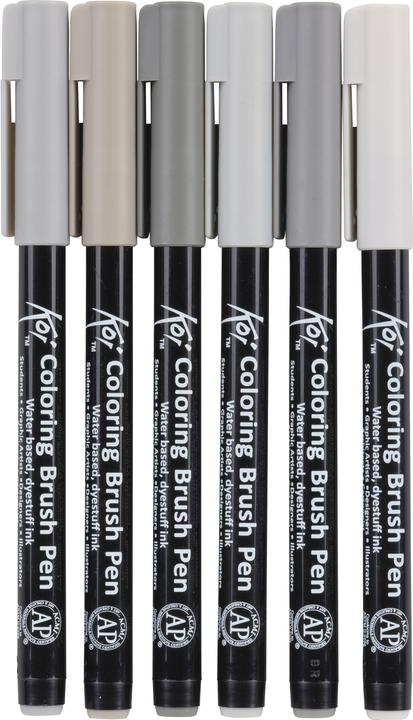 Produktbild Sakura Koi Farbe Pinsel-Set (Mehrfarbig, 6 x)