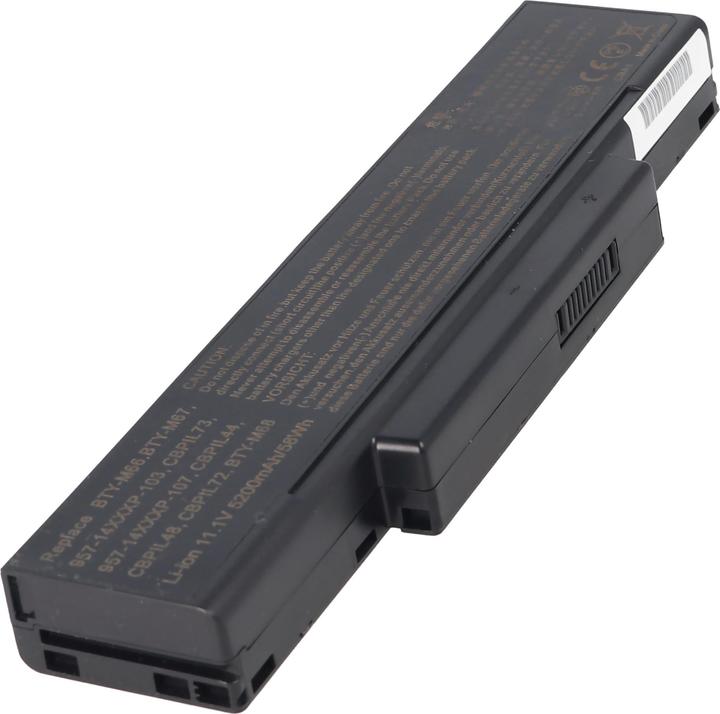 Produktbild AccuCell Akku passend für MSI M660, VR630X (5200 mAh)