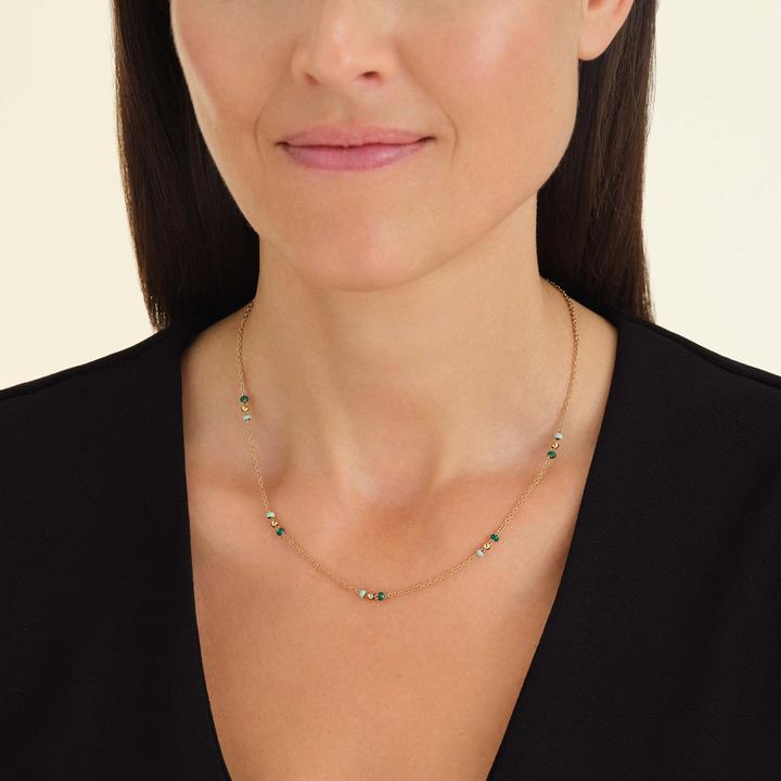 Productafbeelding Rosefield Essentiële ketting (Goud 14K, Email)