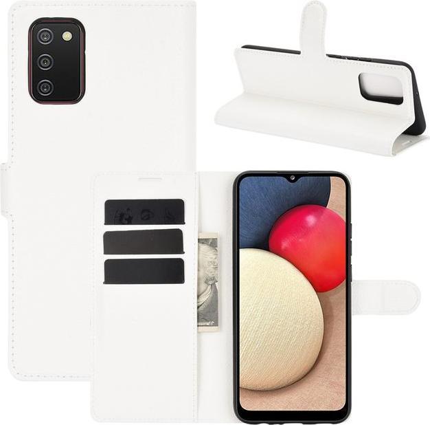 Actual product image MU Classic Litchi Leather Bookcover Series (Samsung Galaxy A02s)