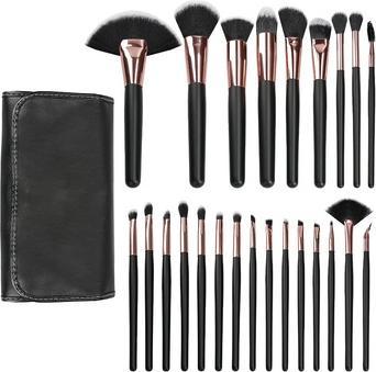 Image du produit Tools for Beauty T4B MIMO Set de 24 pinceaux de maquillage avec étui - Noir (Set)