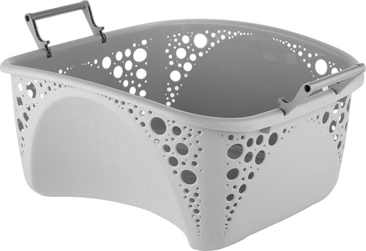 Immagine prodotto Cesto per la biancheria 40l impilabile grigio (40 l)